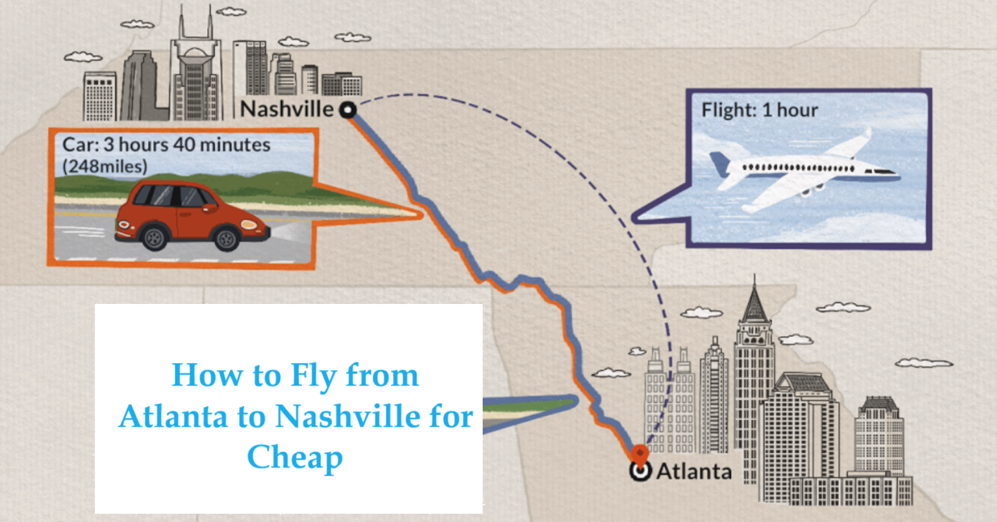 How to Fly from Atlanta to Nashville for Cheap