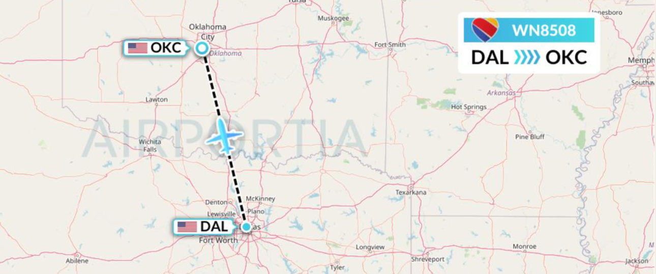 Dallas to Oklahoma